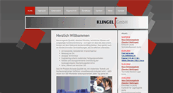 Desktop Screenshot of klingel-gmbh.de