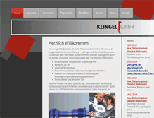 Tablet Screenshot of klingel-gmbh.de